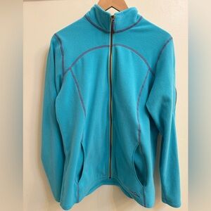 Eddie Bauer Turquoise Fleece Jacket